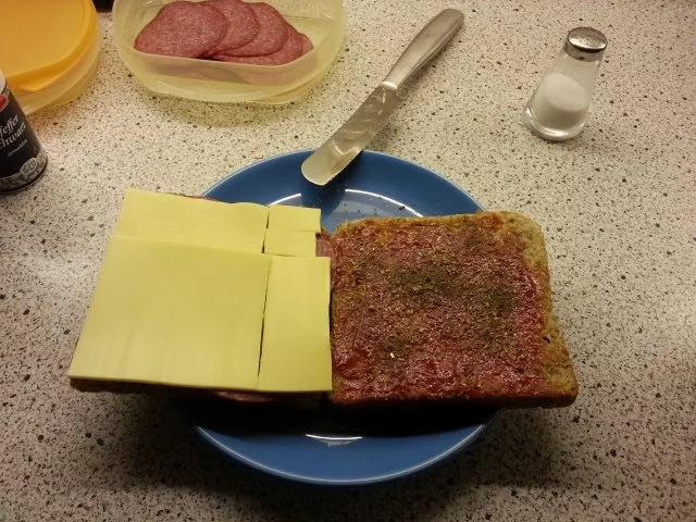 Pizza-Sandwich-Ecken - Rezept