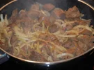 Gulasch mit Leber - Rezept