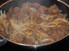 Gulasch mit Leber - Rezept