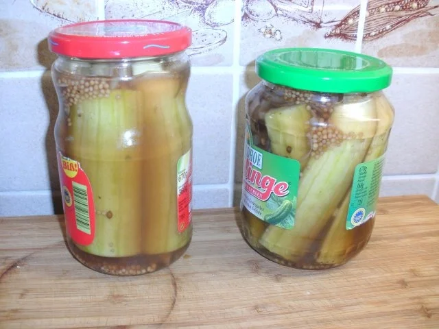 Rezept: Eingelegte Salat Gurken Eingelegte Salat Gurken - Rezept