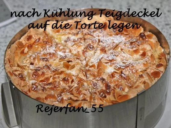 Stachelbeertorte mit Mandelbaiserdecke - Rezept - Bild Nr. 8