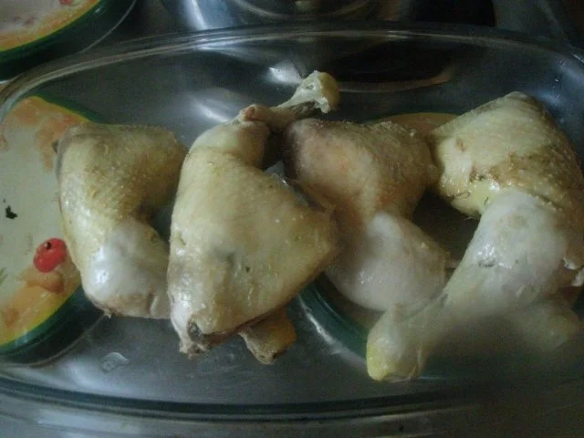 Broilerkeulen (Hähnchenkeulen)ohne Schnick und Schnack - Rezept - Bild Nr. 3