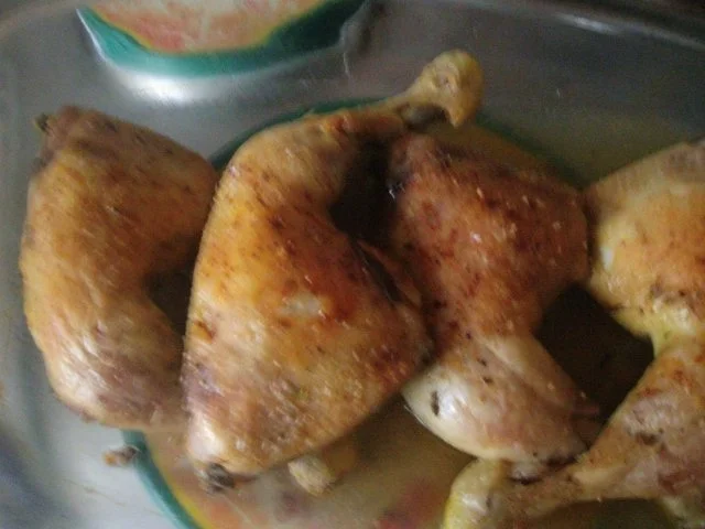 Broilerkeulen (Hähnchenkeulen)ohne Schnick und Schnack - Rezept - Bild Nr. 8