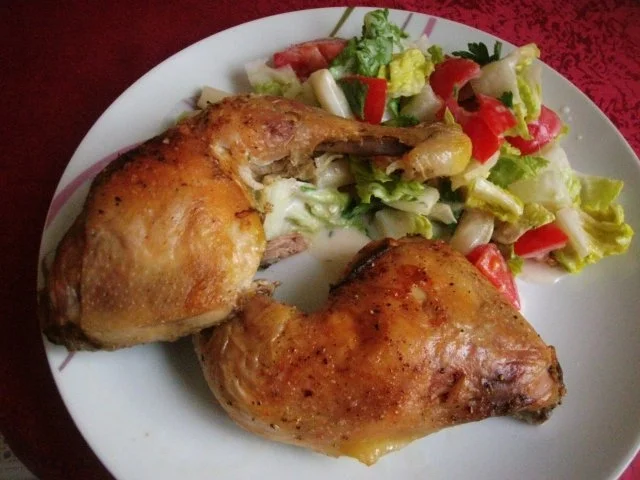 Broilerkeulen (Hähnchenkeulen)ohne Schnick und Schnack - Rezept - Bild Nr. 12