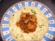 Rezept: Schweinegulasch im Pastaring Schweinegulasch im Pastaring - Rezept