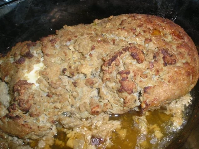 Ein ganz falscher Hase mit Zwiebelsauce - Rezept - Bild Nr. 6