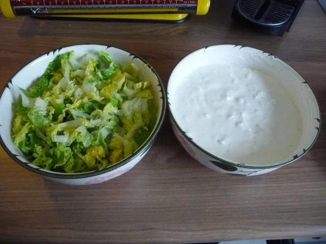 Schmalhans - Küchenmeister : Pellkartoffeln mit Frischkäse-Joghurt-Dip und Bismarckhering - Rezept - Bild Nr. 6