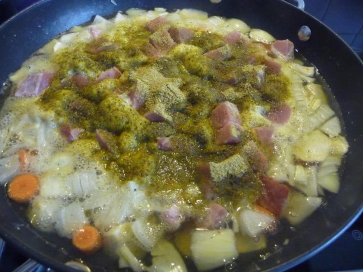 Suppen & Eintöpfe :  Bunte Gemüsesuppe aus dem Wok - Rezept - Bild Nr. 3