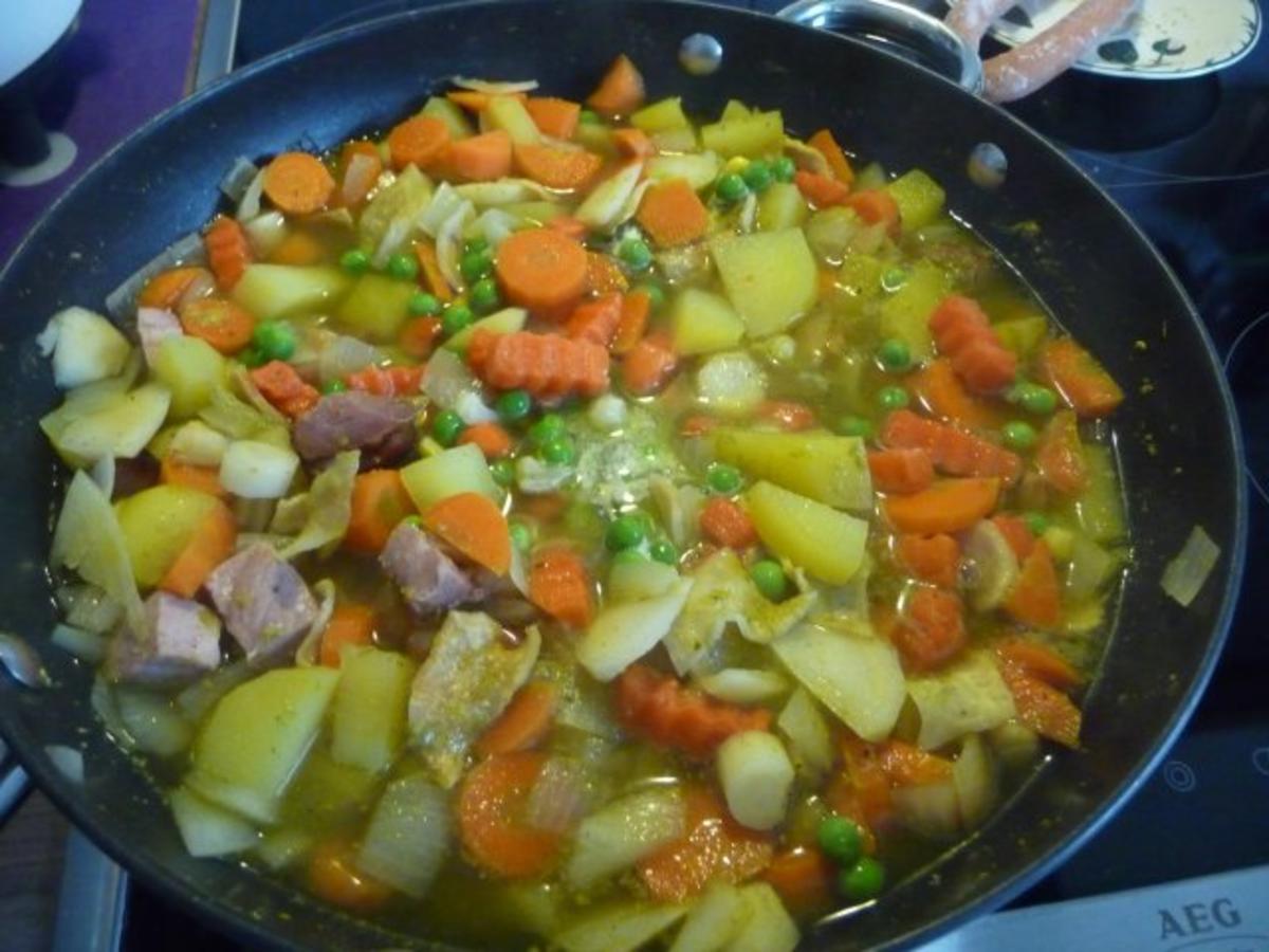 Suppen & Eintöpfe :  Bunte Gemüsesuppe aus dem Wok - Rezept - Bild Nr. 5