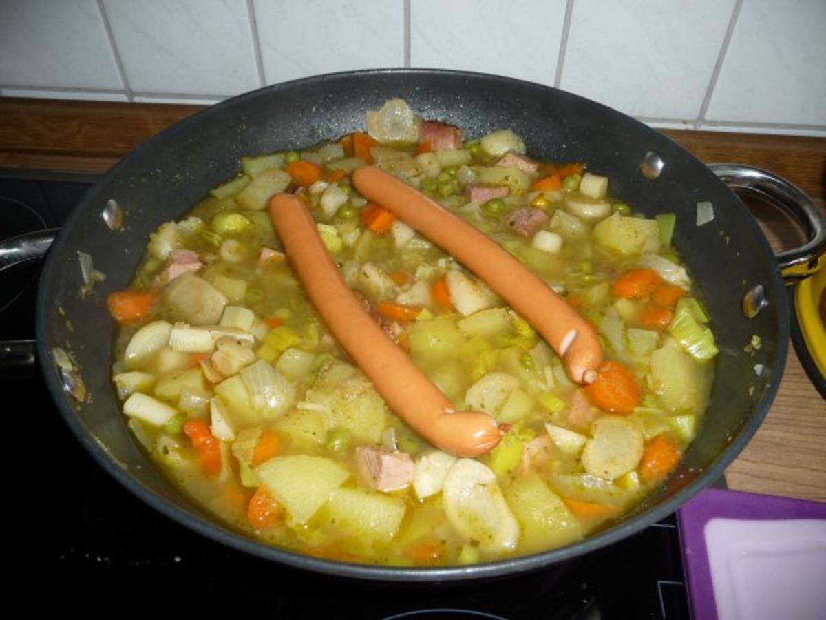 Suppen & Eintöpfe :  Bunte Gemüsesuppe aus dem Wok - Rezept - Bild Nr. 7