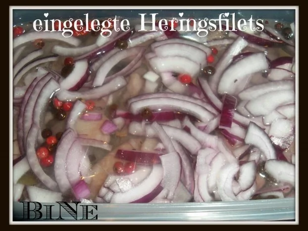 Rezept: BiNe` S EINGELEGTE HERINGSFILETS BiNe` S EINGELEGTE HERINGSFILETS - Rezept