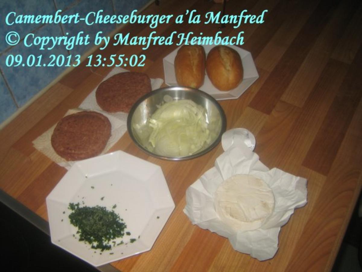 Burger – Camembert-Cheeseburger a’la Manfred - Rezept - Bild Nr. 5