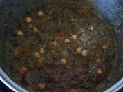 Spinat mit Kichererbsen - Rezept