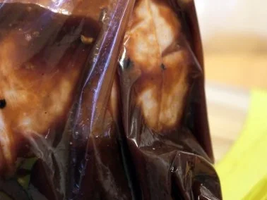 Whisky-marinierte Hähnchenkeulen mit Kroketten - Rezept - Bild Nr. 6