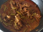 Fleisch mit grüne Bohnen - Rezept