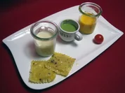 Suppen-Dreierlei von Möhren, Kartoffeln und Erbsen - Rezept