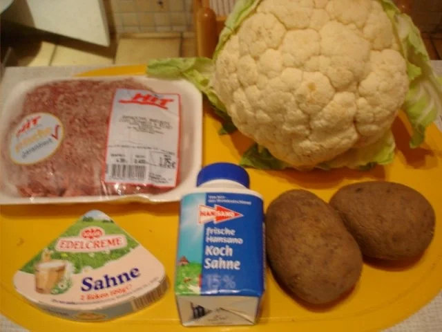 Rezept: Blumenkohlsuppe mit Hackfleisch Bild Nr. 3 Blumenkohlsuppe mit Hackfleisch - Rezept - Bild Nr. 3