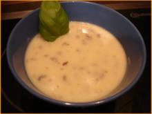 Blumenkohlsuppe mit Hackfleisch - Rezept