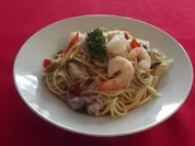 Rezept: SPAGHETTIPFANNE Meerjungfrau " JANA. " SPAGHETTIPFANNE Meerjungfrau " JANA. " - Rezept