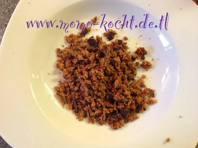 Vanillesahne mit roter Waldbeeren Grütze und Printen-Knusper - Rezept - Bild Nr. 8