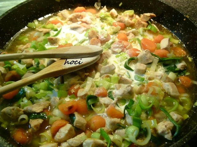 Sahniges Gemüse mit Fleischeinlage - Rezept - Bild Nr. 7