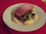 BOHNENEINTOPF mit DÖRRBIRNEN  und saftigem RIPPLI - Rezept