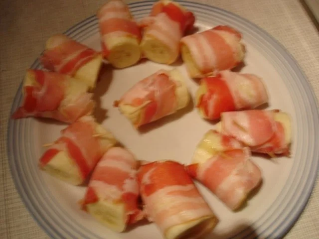 Bananen im Frühstücksspeck - Rezept - Bild Nr. 4