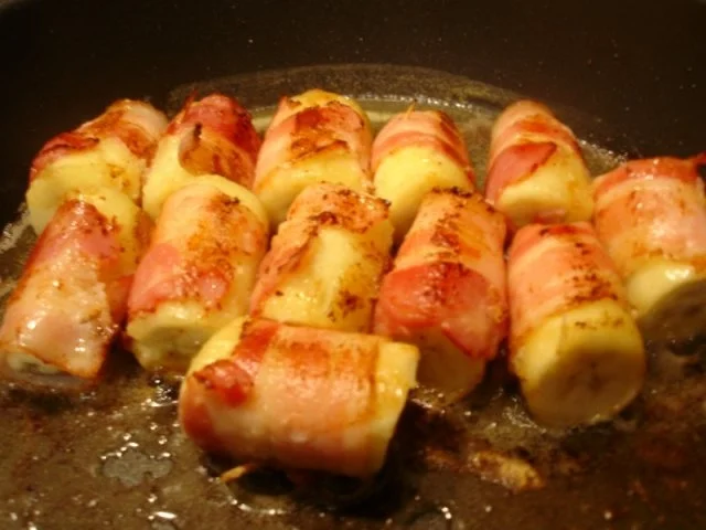 Bananen im Frühstücksspeck - Rezept - Bild Nr. 6