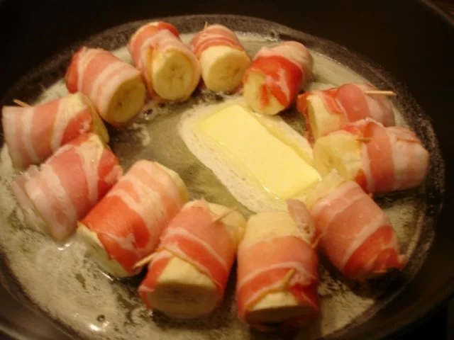 Bananen im Frühstücksspeck - Rezept - Bild Nr. 5