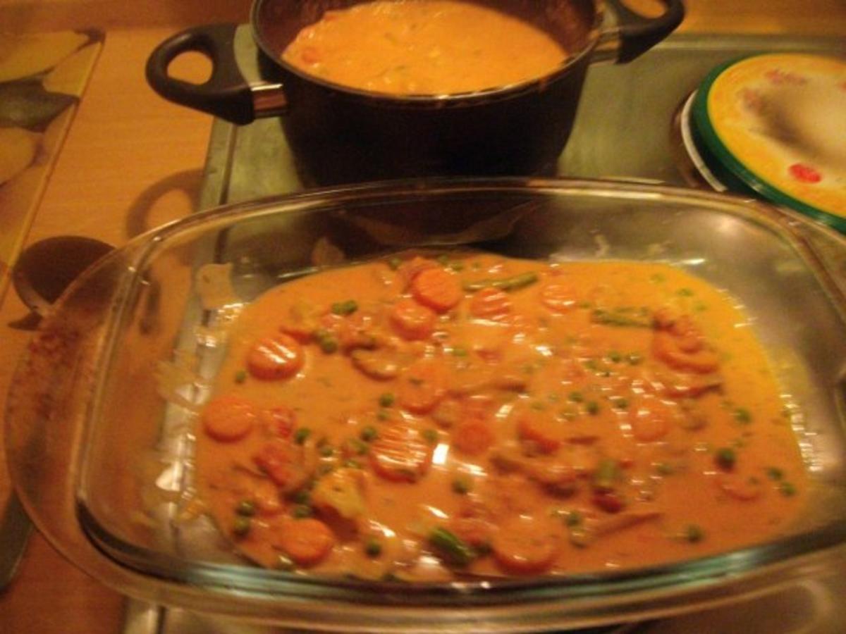 Gemüselasangne nach meiner Art - einfach - 259 kcal/100g