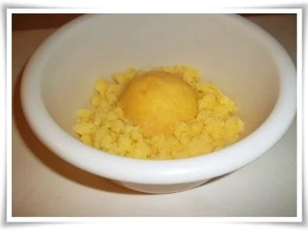 Rezept: »☆« Kartoffelknödeln mit gerösteten Weißbrotwürfeln gefüllt »☆« Bild Nr. 6 »☆« Kartoffelknödeln mit gerösteten Weißbrotwürfeln gefüllt »☆« - Rezept - Bild Nr. 6