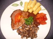Rinderfiletsteak mit Champignons - Rezept