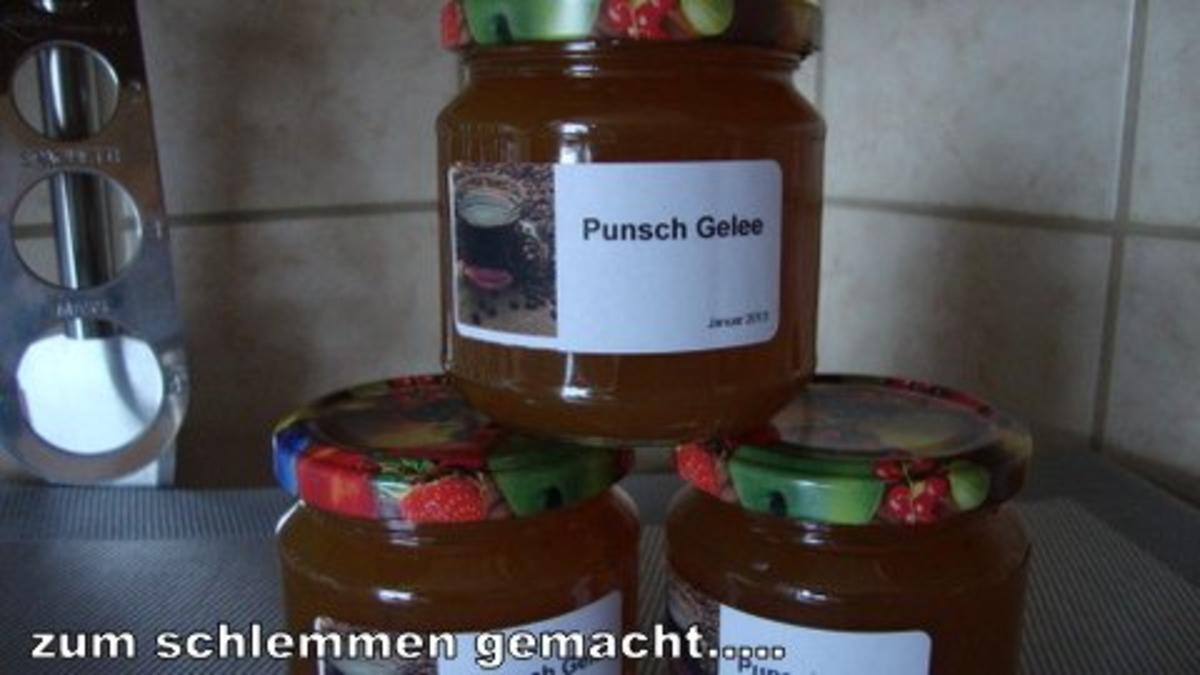 Punschgelee - Rezept