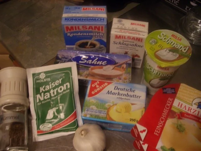 Kochkäse selbstgekocht mit Kümmel und Knoblauch - Rezept - Bild Nr. 2