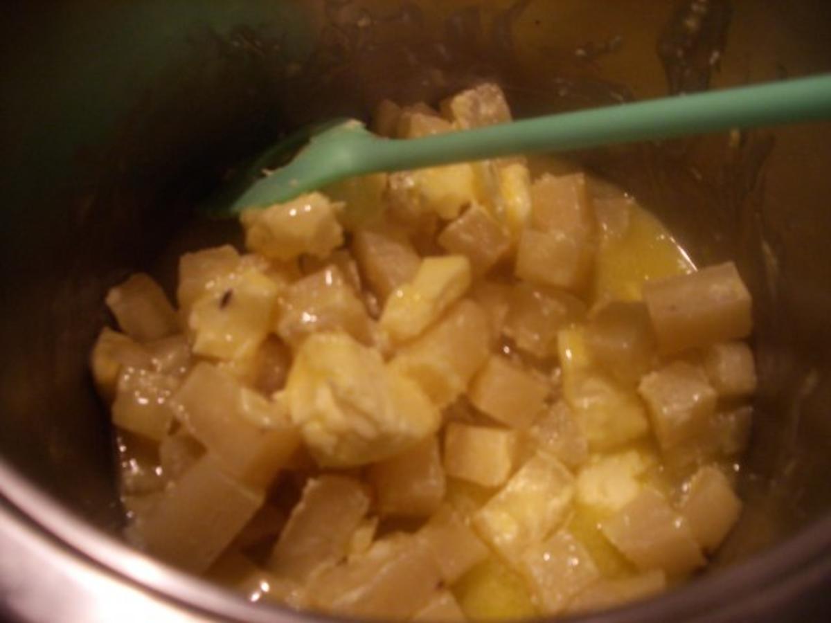 Kochkäse selbstgekocht mit Kümmel und Knoblauch - einfach - von biggipu