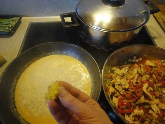 Puten Pfanne mit cremiger Zitronen Sauce - Rezept - Bild Nr. 8