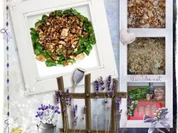 Salat : Feldsalat zum Knuspern...mit Hähnchen - Rezept