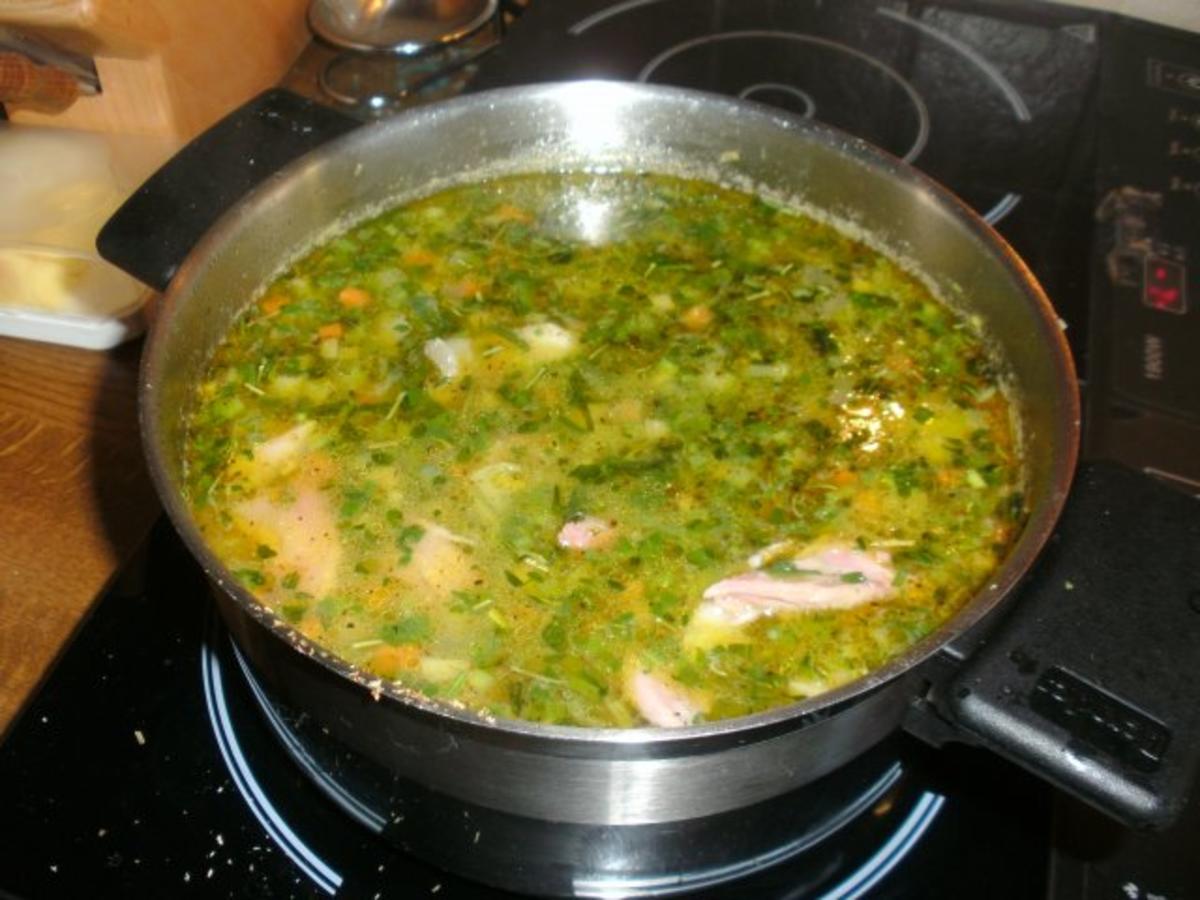 Bouillon Gemüse Kartoffel Terrine mit Eisbein Rezept kochbar.de