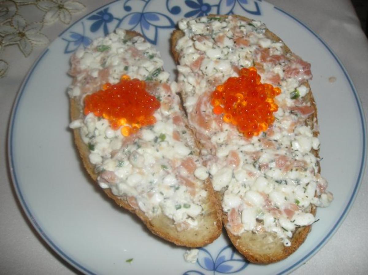 Lachsaufstrich ein schnelles und leckeres Abendessen - Rezept mit Bild ...