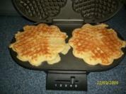 Waffeln:Waffeln mit Saurer Sahne - Rezept