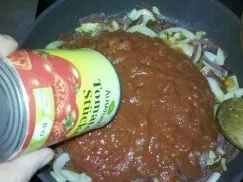 Rezept: Liguine mit Fenchel-Salami-Tomtenstücken Bild Nr. 7 Liguine mit Fenchel-Salami-Tomtenstücken - Rezept - Bild Nr. 7