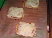 Käse-Toast mit Bolognese - Rezept