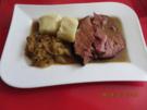 Kochen:Kassler mit Kartoffelknödel und Schmorkohl - Rezept