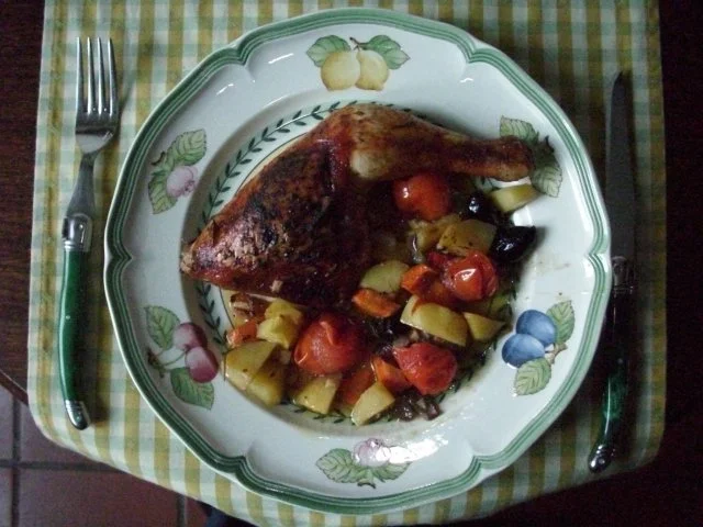 Rezept: Hähnchenkeulen aus dem Ofen, pikant-scharf Hähnchenkeulen aus dem Ofen, pikant-scharf - Rezept