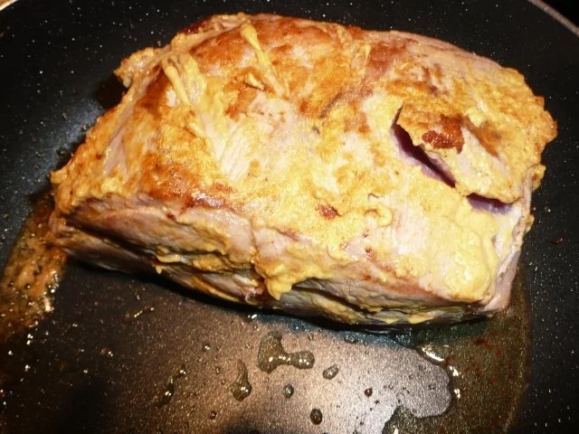 Schweinekamm-braten, Karotten & Prinzessbohnen & Nudeln - Rezept - Bild Nr. 6