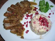 Entenbrust mit Granatapfelsauce und Walnüssen - Rezept