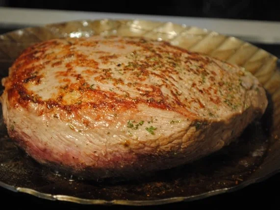 sanft gegarte Kalbshüfte/grünes Risotto/geschmelzter Radicchio Trevisiano - Rezept - Bild Nr. 5