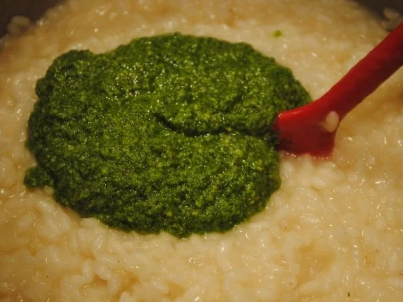 sanft gegarte Kalbshüfte/grünes Risotto/geschmelzter Radicchio Trevisiano - Rezept - Bild Nr. 10