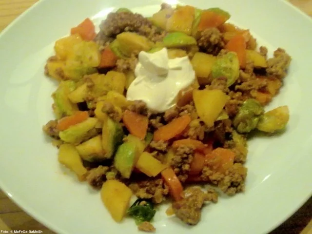 Rosenkohl-Hack-Pfanne - Rezept - Bild Nr. 2