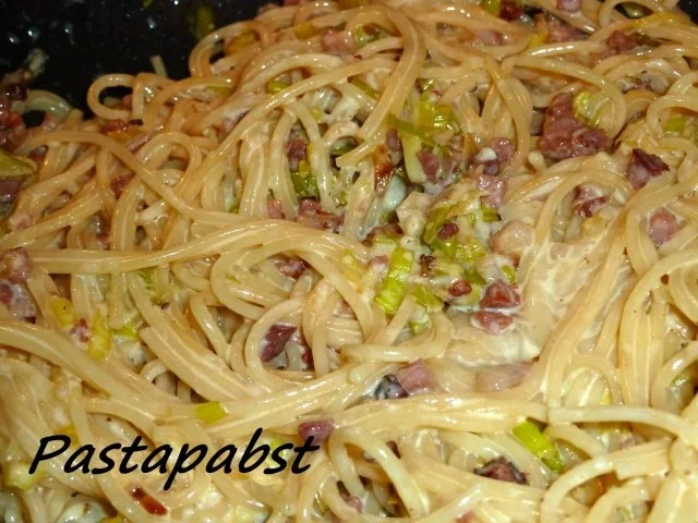 Rezept: Lauch Carbonara Lauch Carbonara - Rezept